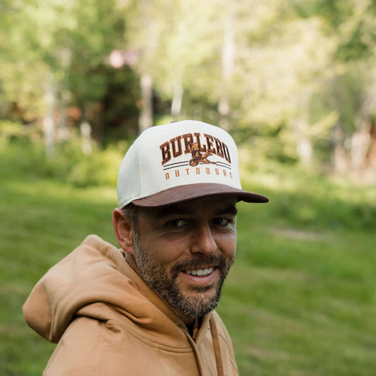 Burlebo Cap - Fly Wild - Cream & Brown Bill