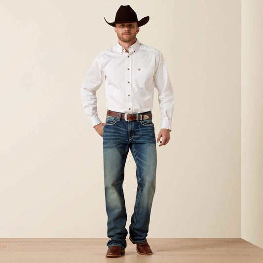 ARIAT MENS M4 LOW RISE COLTRANE BOOT CUT JEAN - DURANGO