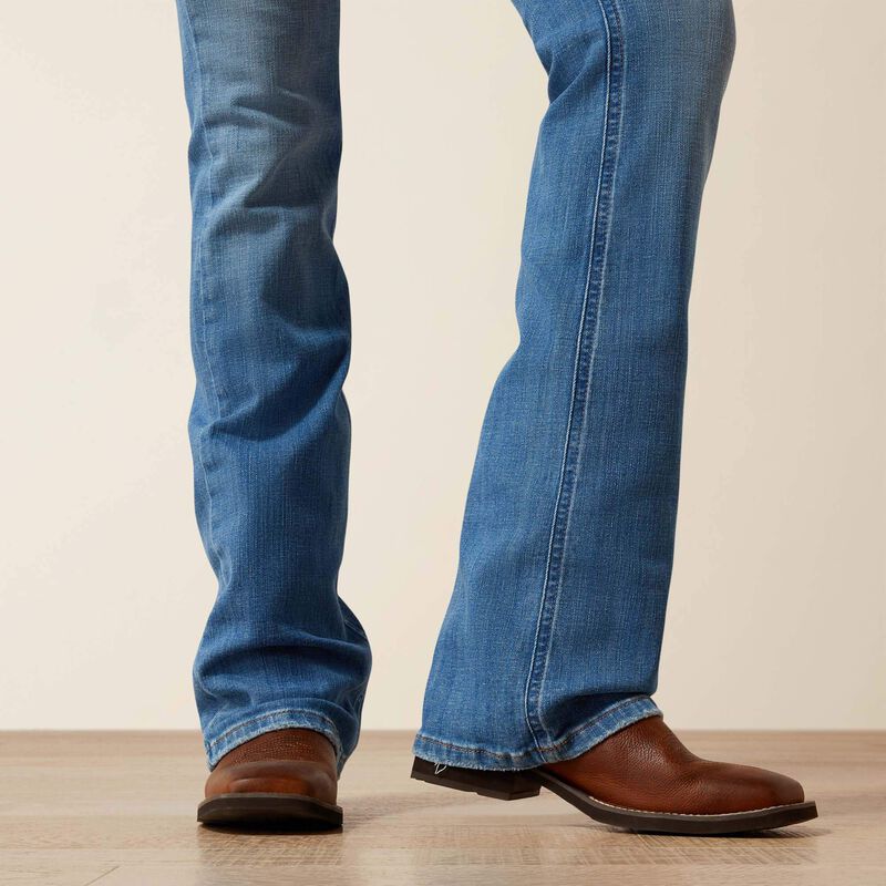 ARIAT WOMEN'S HIGH RISE CAMELLIA BOOT CUT JEAN - GLENDALE