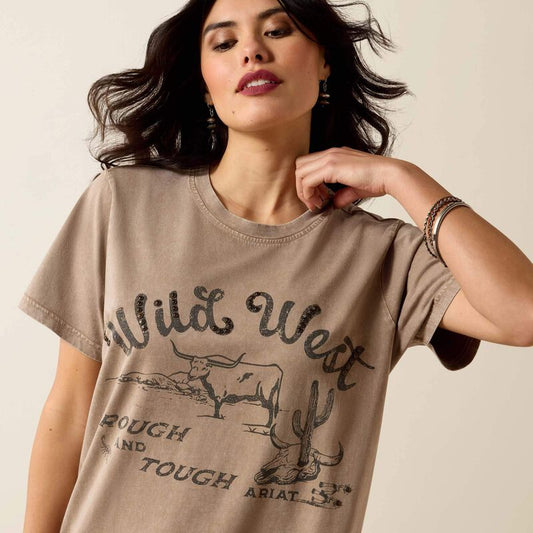 ARIAT WOMEN'S BANDITO TAUPE MINERAL WASH DRESS
