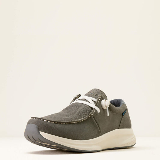 ARIAT MENS BUCKEYE WATERPROOF SHOE - JAVA|CHARCOAL ELEPHANT PRINT