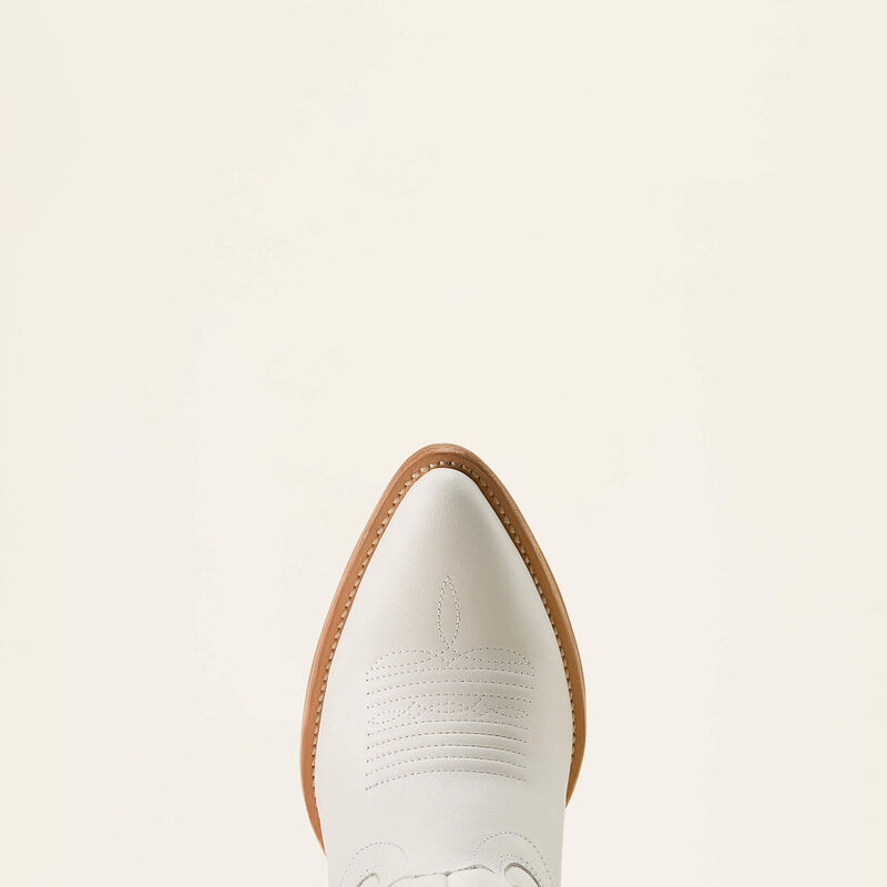 ARIAT WOMEN'S Beaux J Toe Western Boot -IVORY PEARL|ZESTY ORANGE
