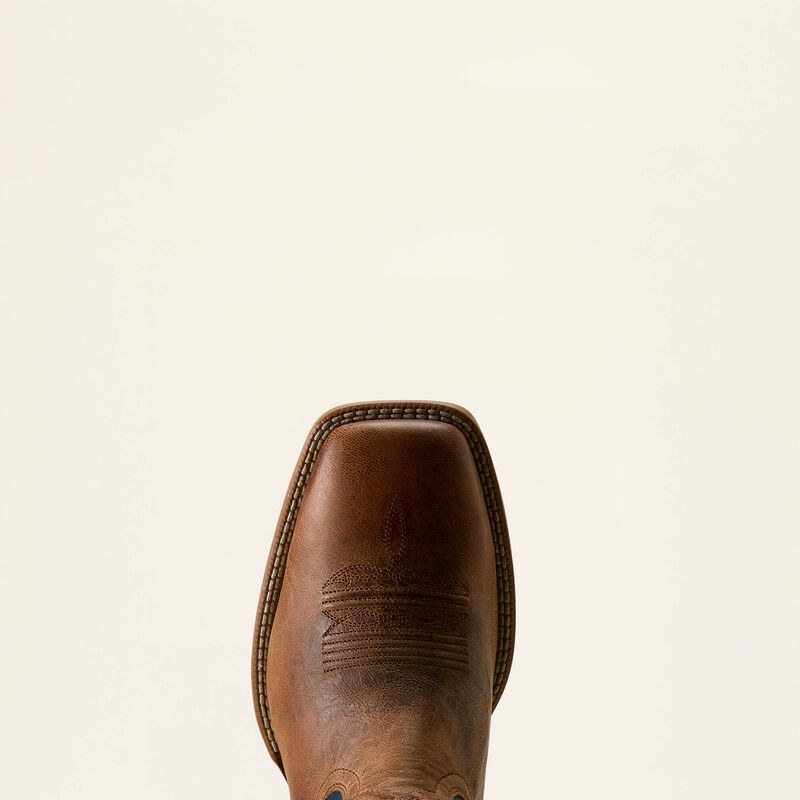 ARIAT MENS REDCLIFF WIDE SQUARE TOE COWBOY BOOT AUTUMN TAN