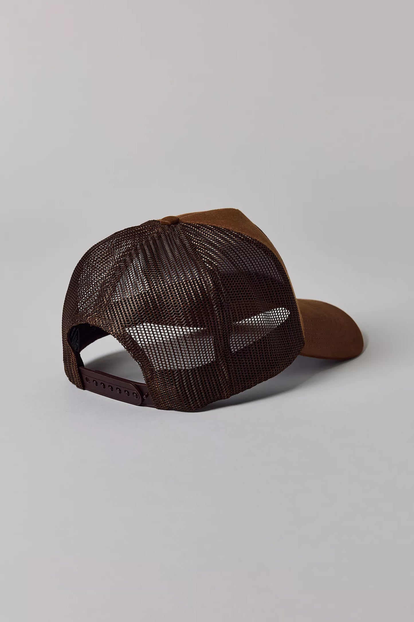 STETSON BORN ON THE TRAIL BROWN TRUCKER HAT