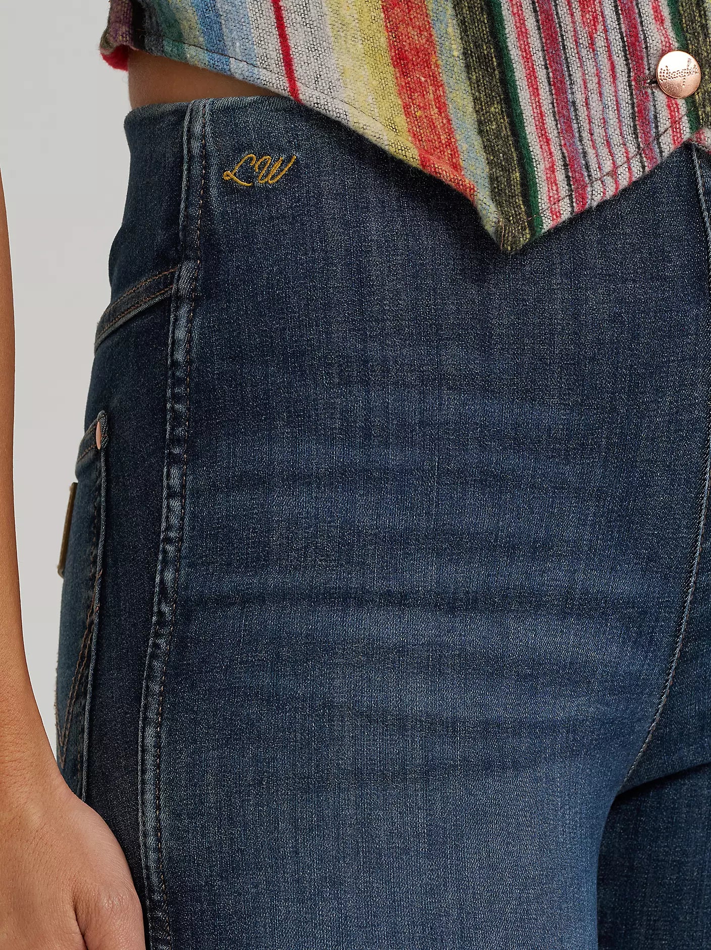 WRANGLER X LAINEY WILSON PULL ON BELL BOTTOMS - DARK