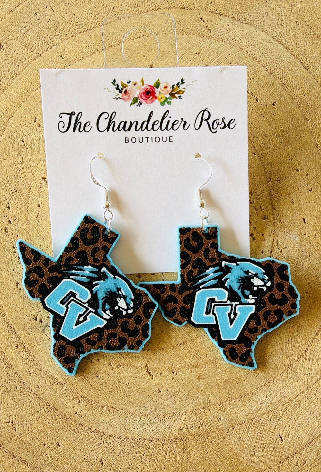 Creek View Leopard Earrings