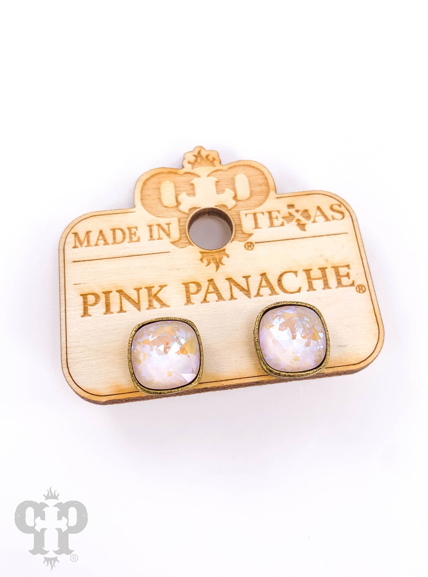 PINK PANACHE 12MM BRONZE POST EARRINGS - E448BICD