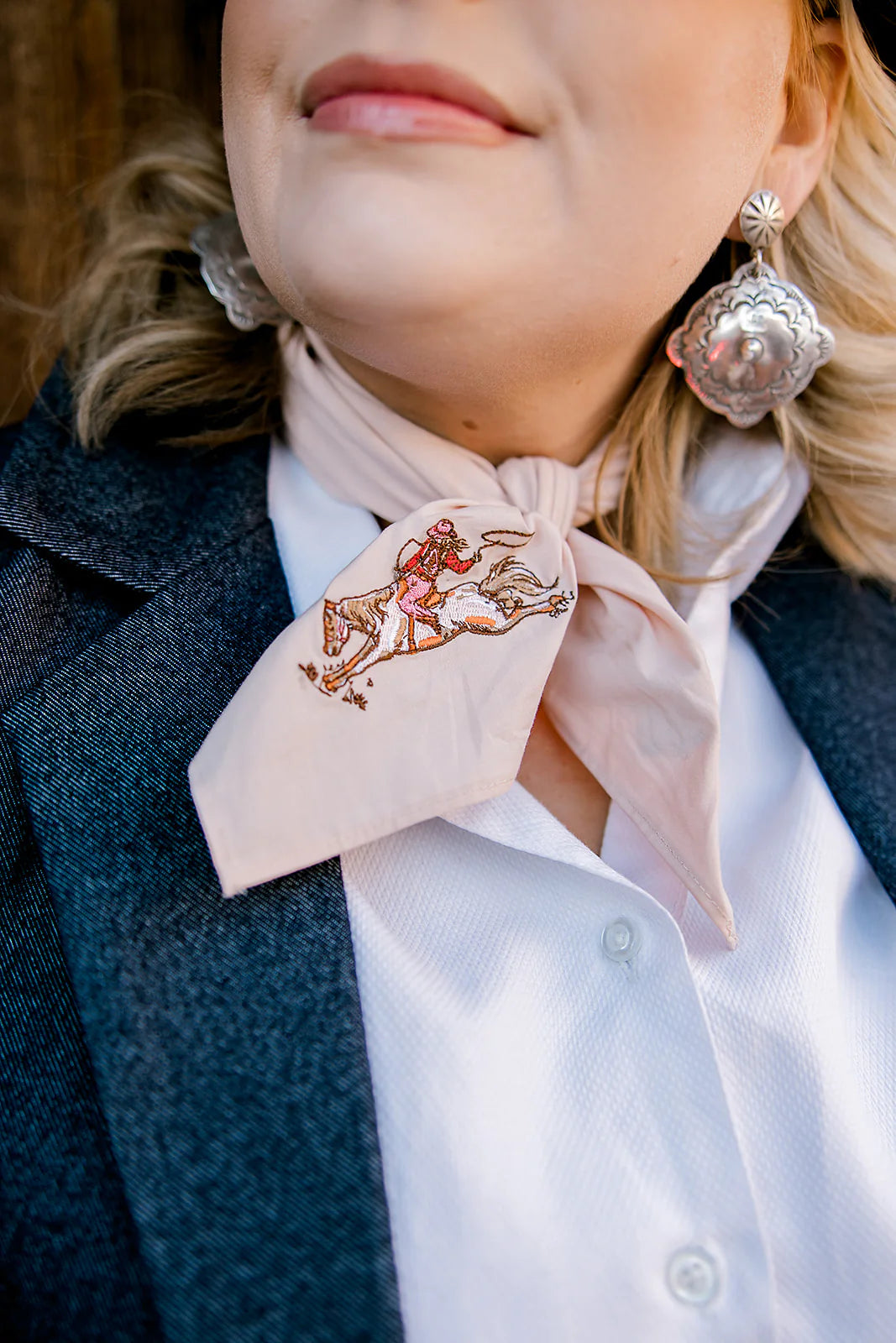 FRILLY BRONC COWGIRL WILD RAG