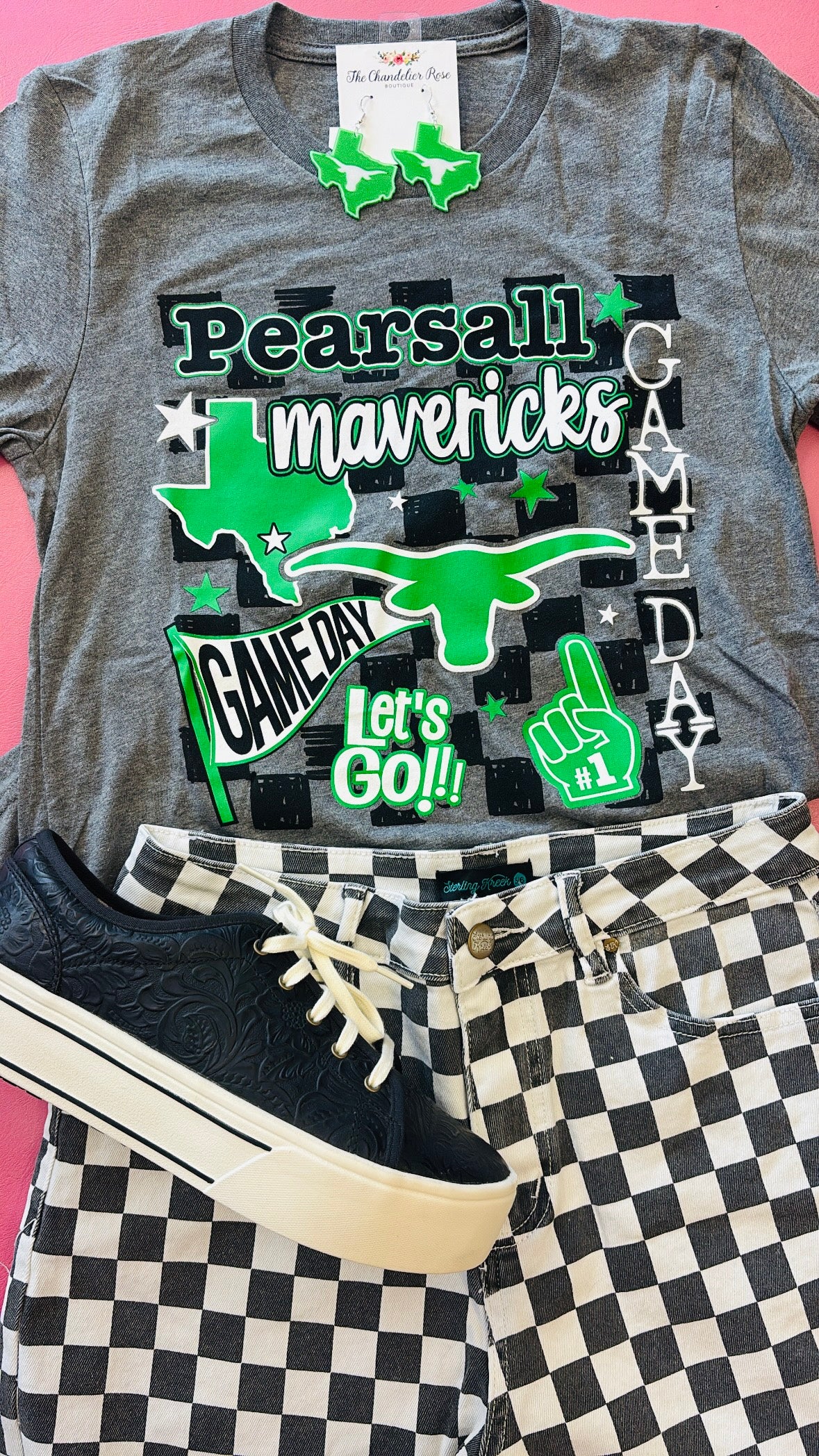 PEARSALL MAVERICKS GAME DAY TEE - DEEP HEATHER