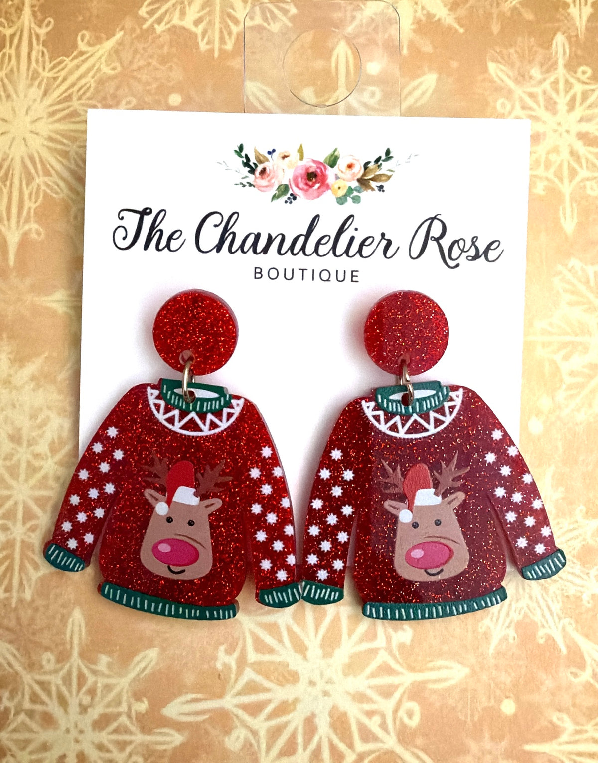 Ugly Christmas Sweater Earrings