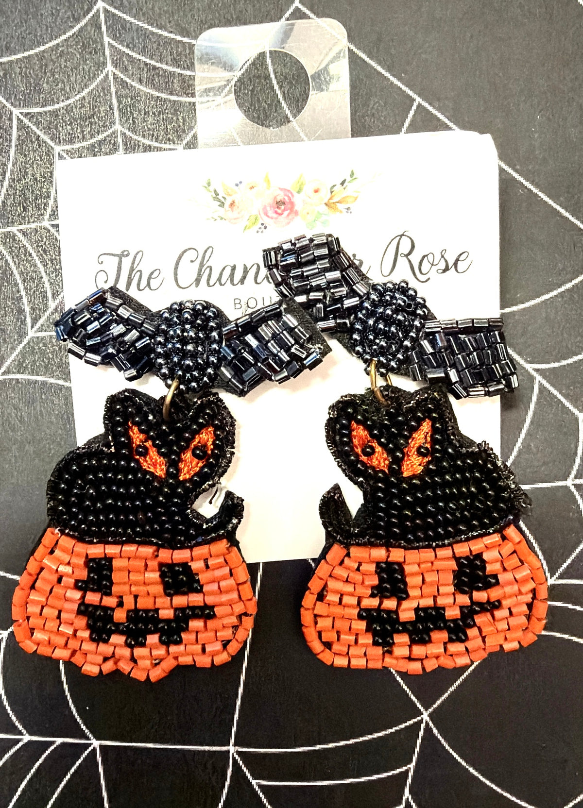 Bat Cat Jack Earrings