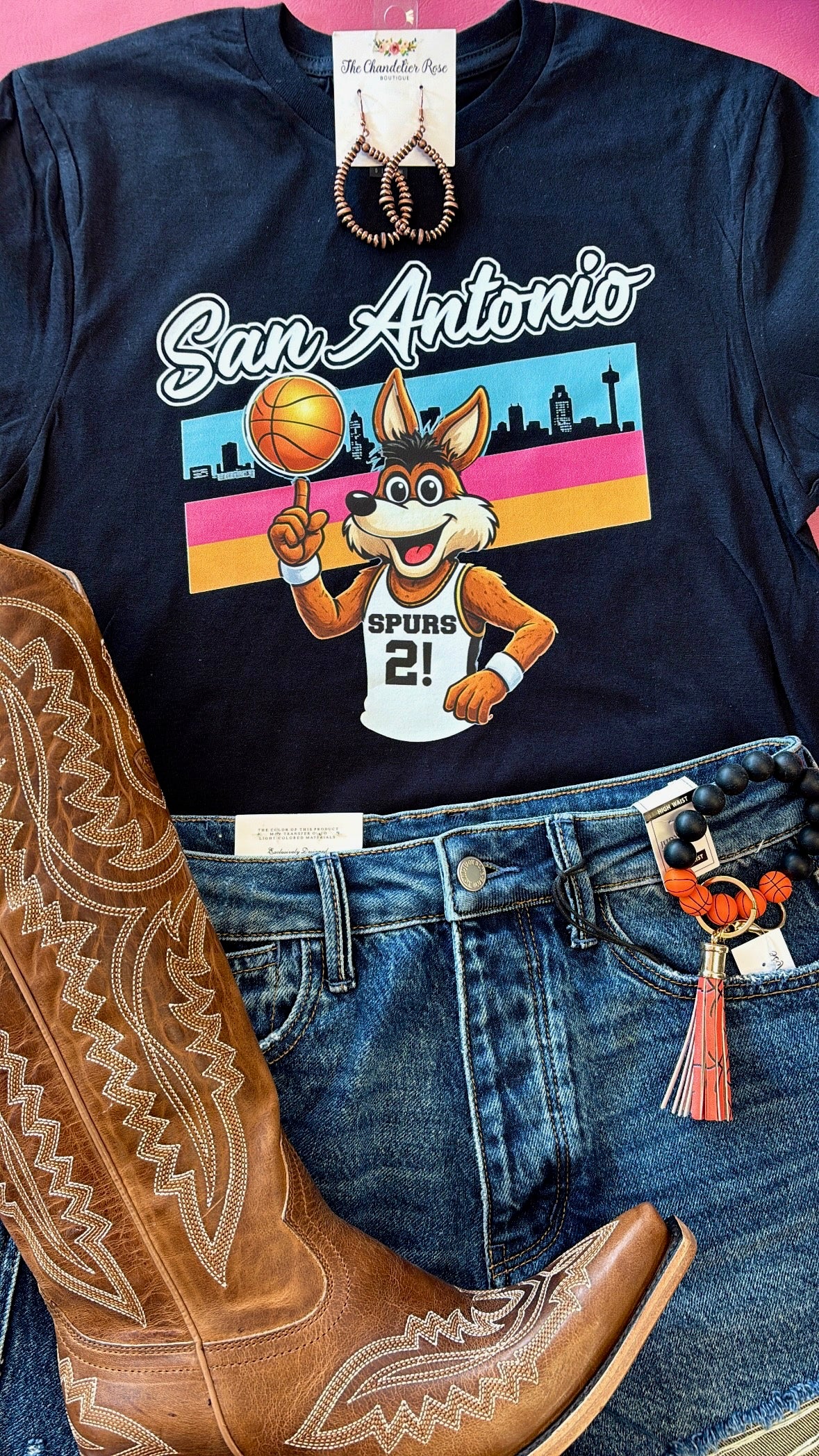 SAN ANTONIO TEE - BLACK