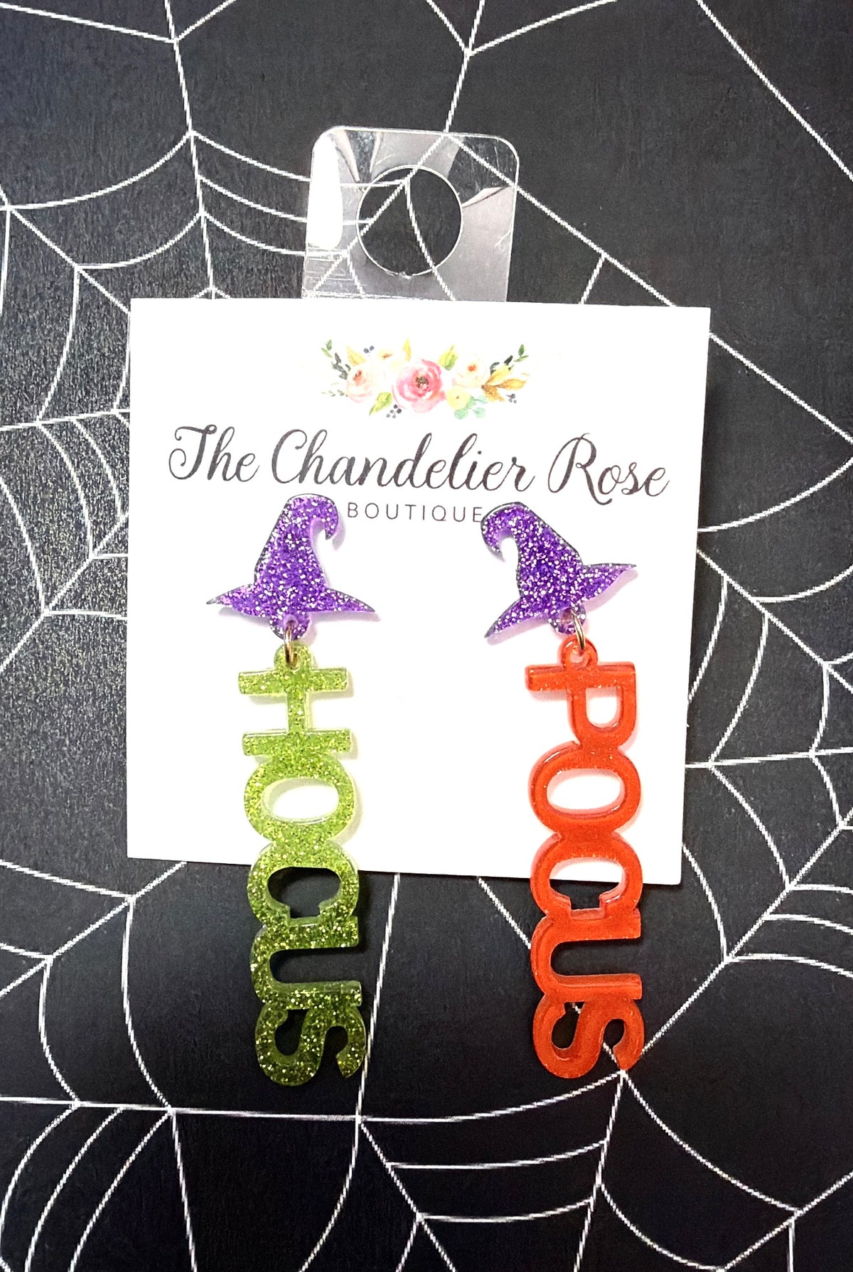 Hocus Pocus Acrylic Earrings