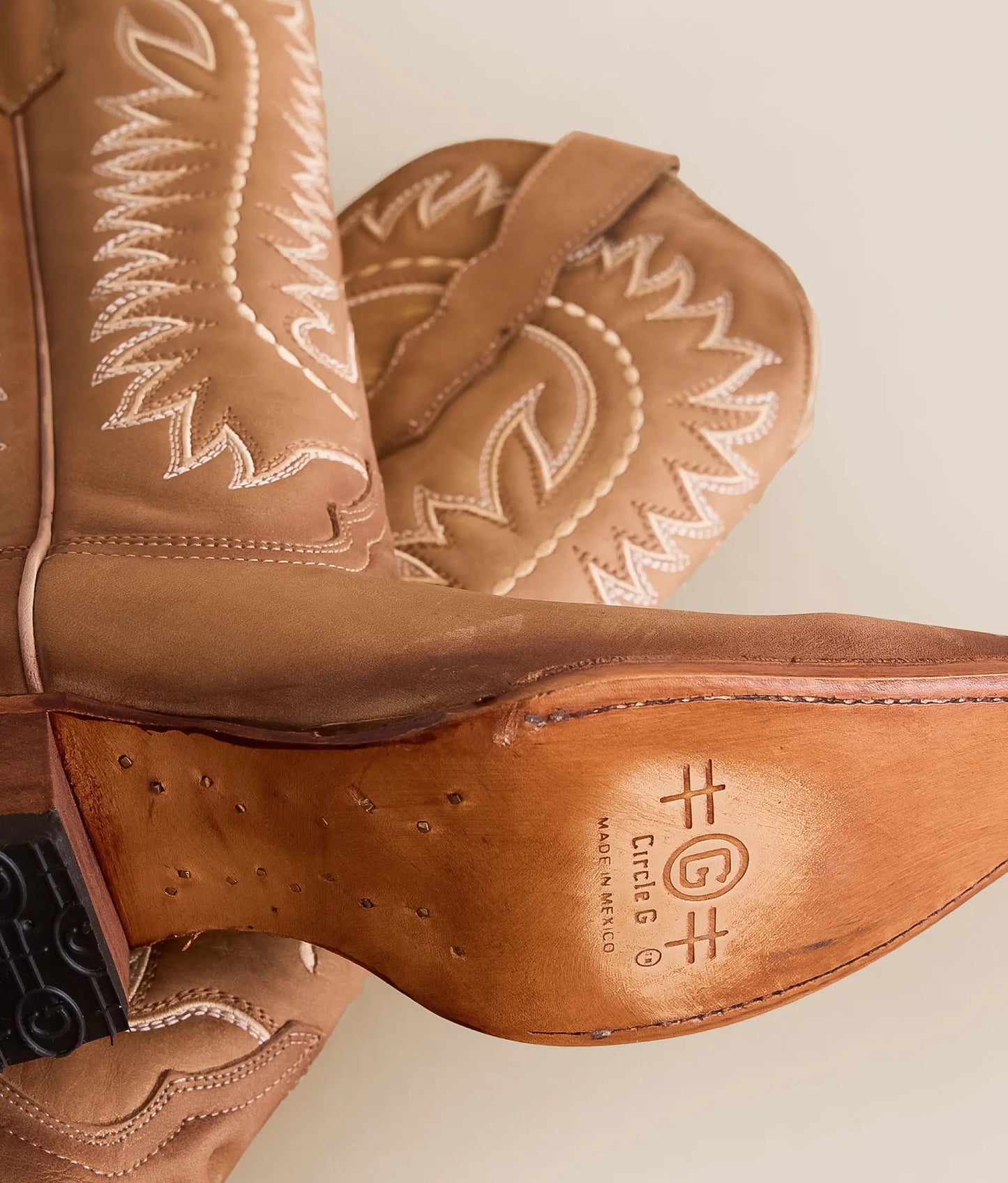 CIRCLE G BY CORRAL BOOTS WESTERN STITCHED BROWN BOOT - L6277