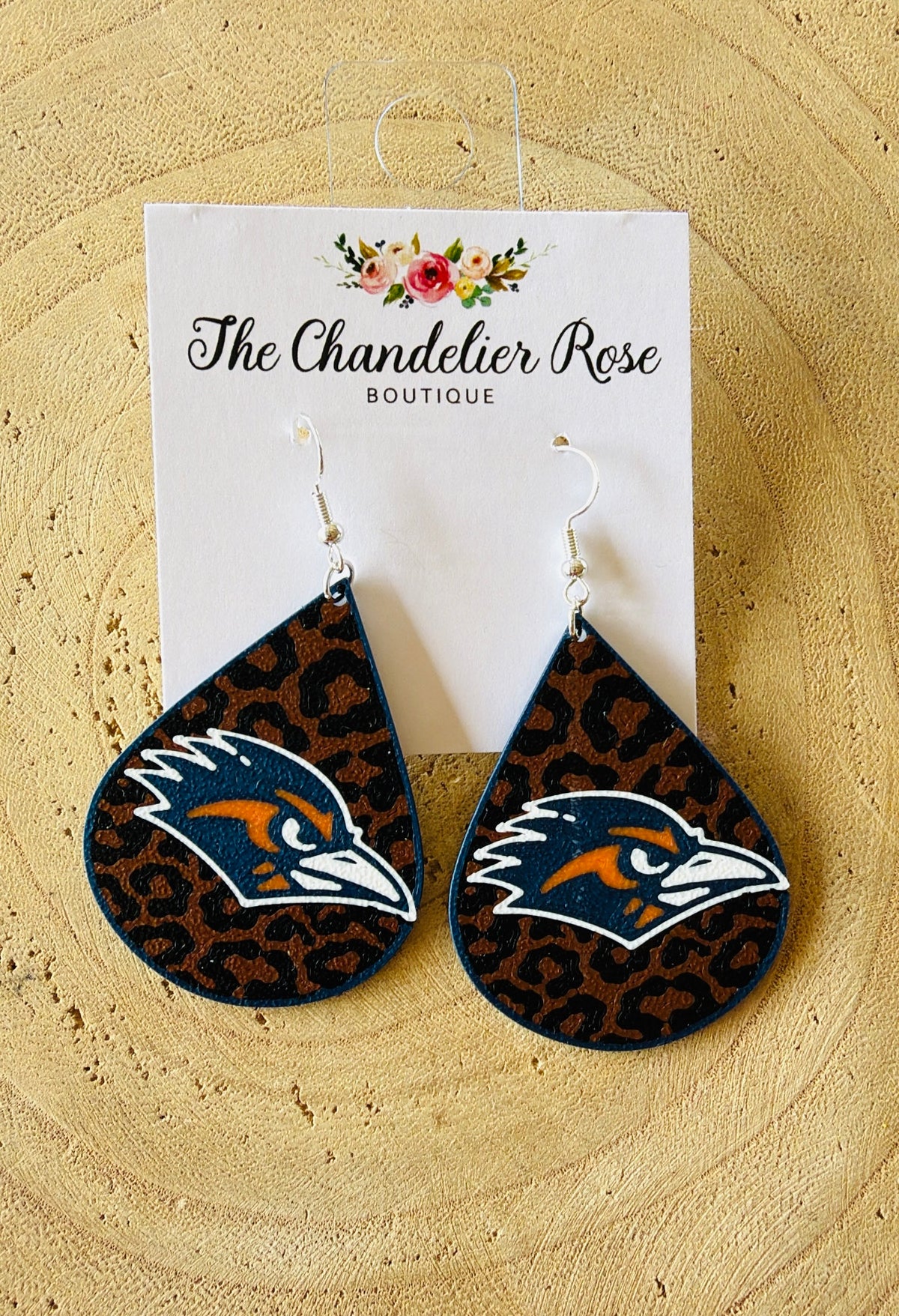 Roadrunner Leopard Earrings