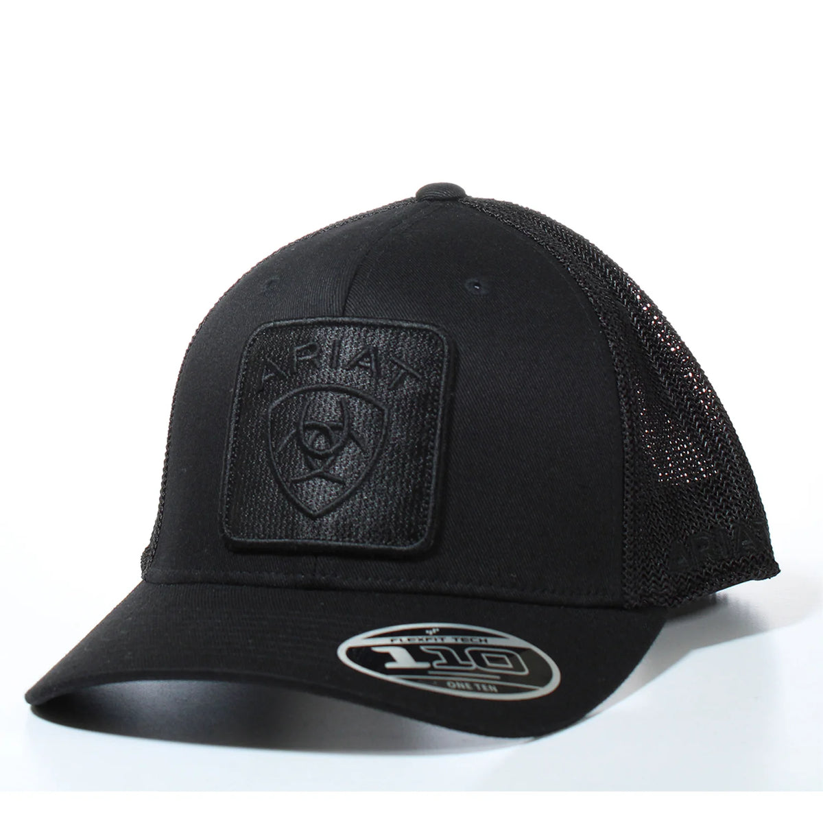 ARIAT YOUTH BOYS CAP WOVEN PATCH BLACK CAP