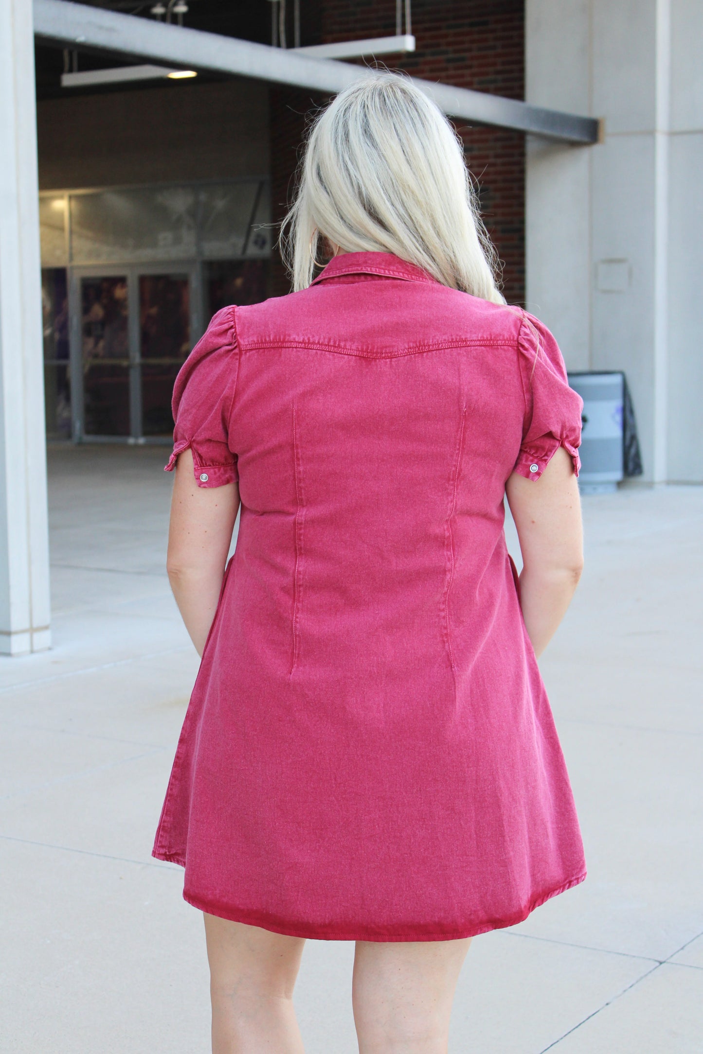 THE ANNIE DRESS - MAROON