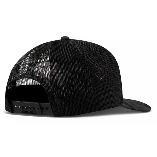 ARIAT MENS CAP R112 SNAPBACK CAMO 3D EMBROIDERED LOGO NAVY