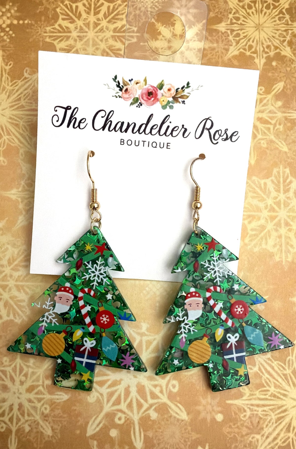 Jolly Christmas Tree Earrings