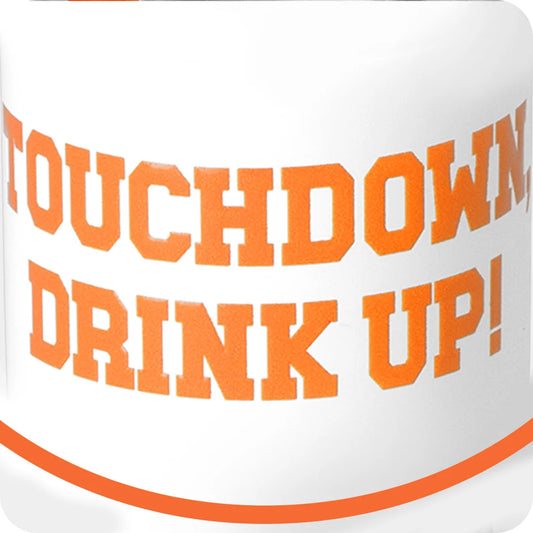 SWIG LIFE TOUCHDOWN DRINK UP ORANGE Swig Shot 2oz