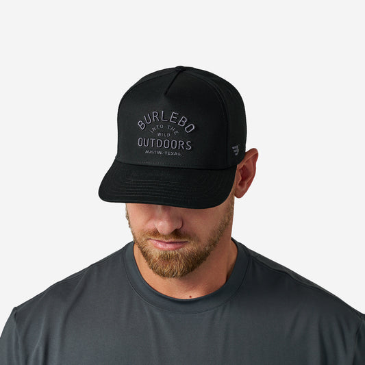 Burlebo Performance Cap - Into The Wild - Black