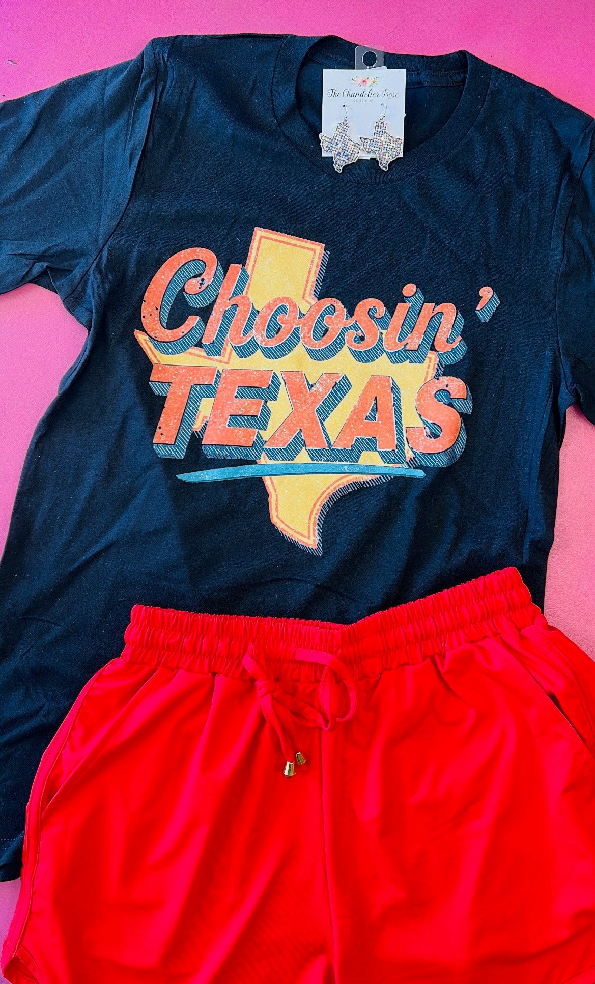 CHOOSIN' TEXAS TEE - BLACK