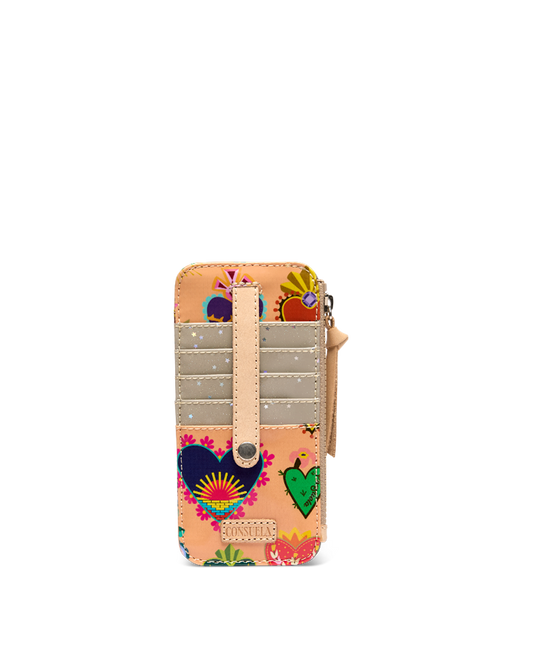CONSUELA PEACH CARD ORGANIZER