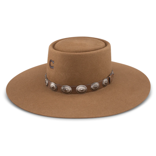4X CHARLIE 1 HORSE HIGH DESERT PECAN FELT