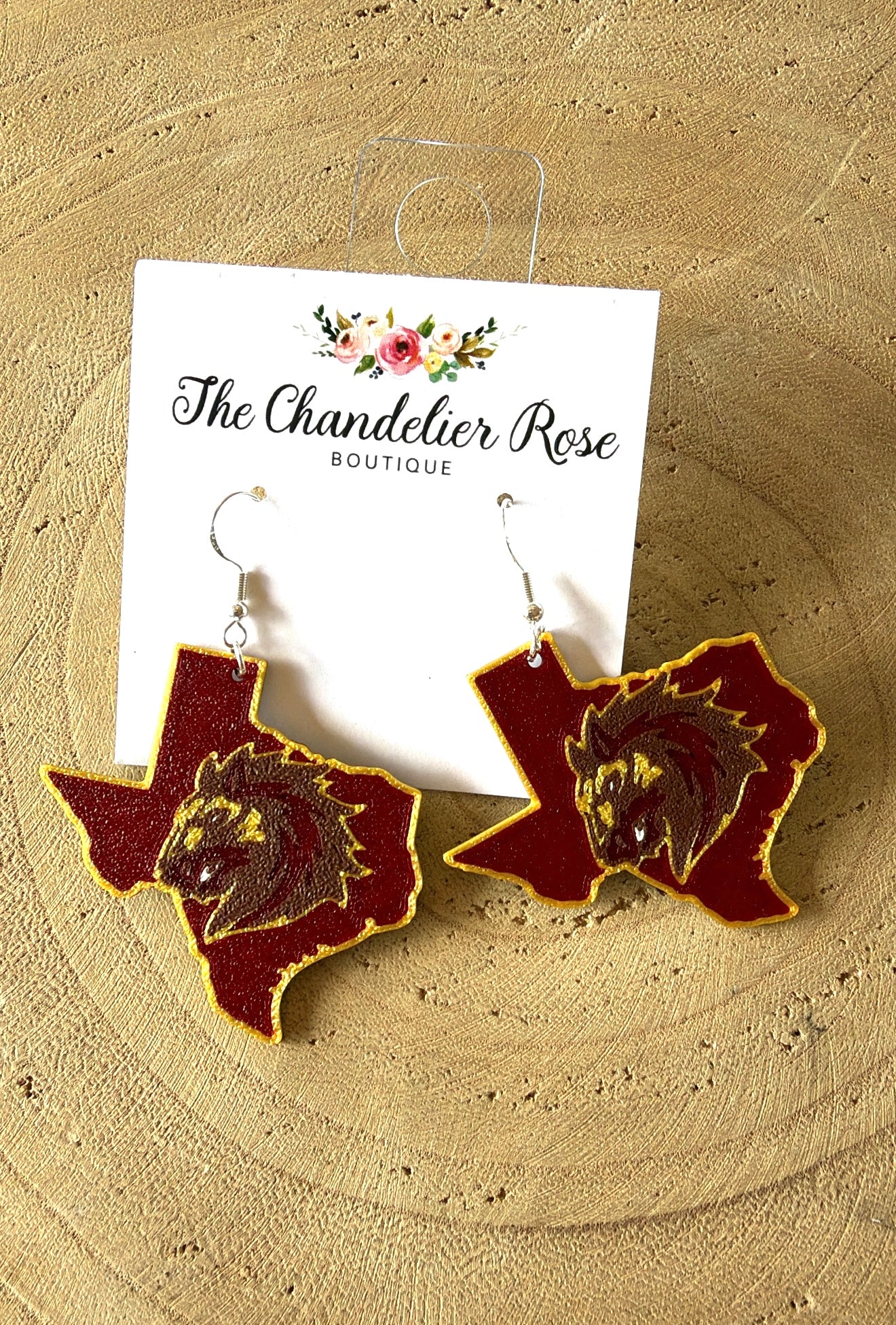 Warhorse Texas Earrings