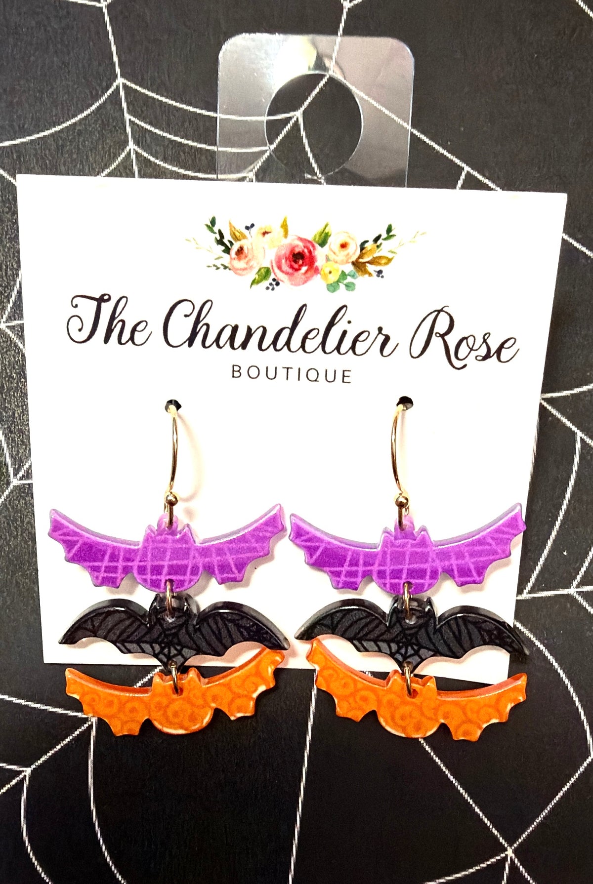 Bat Trio Earrings