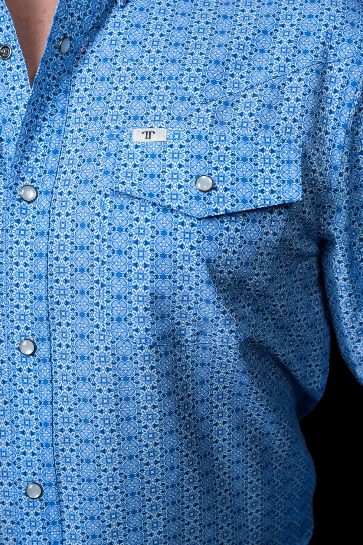 FERRELL MEN'S THE JESSE LONG SLEEVE PEARL SNAP SHIRT