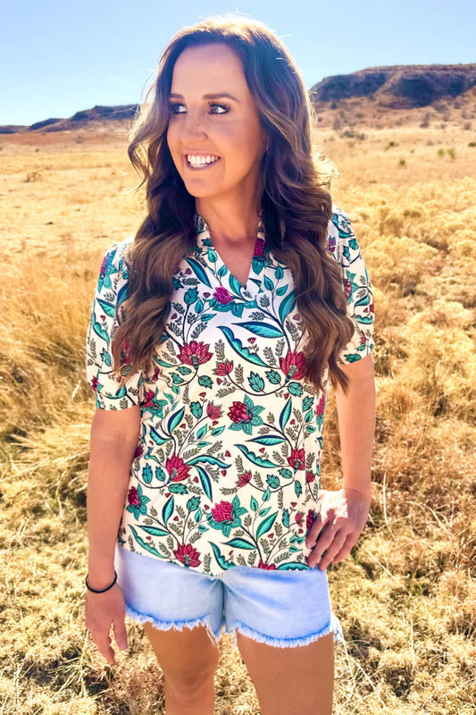 FLORAL BREEZE TOP