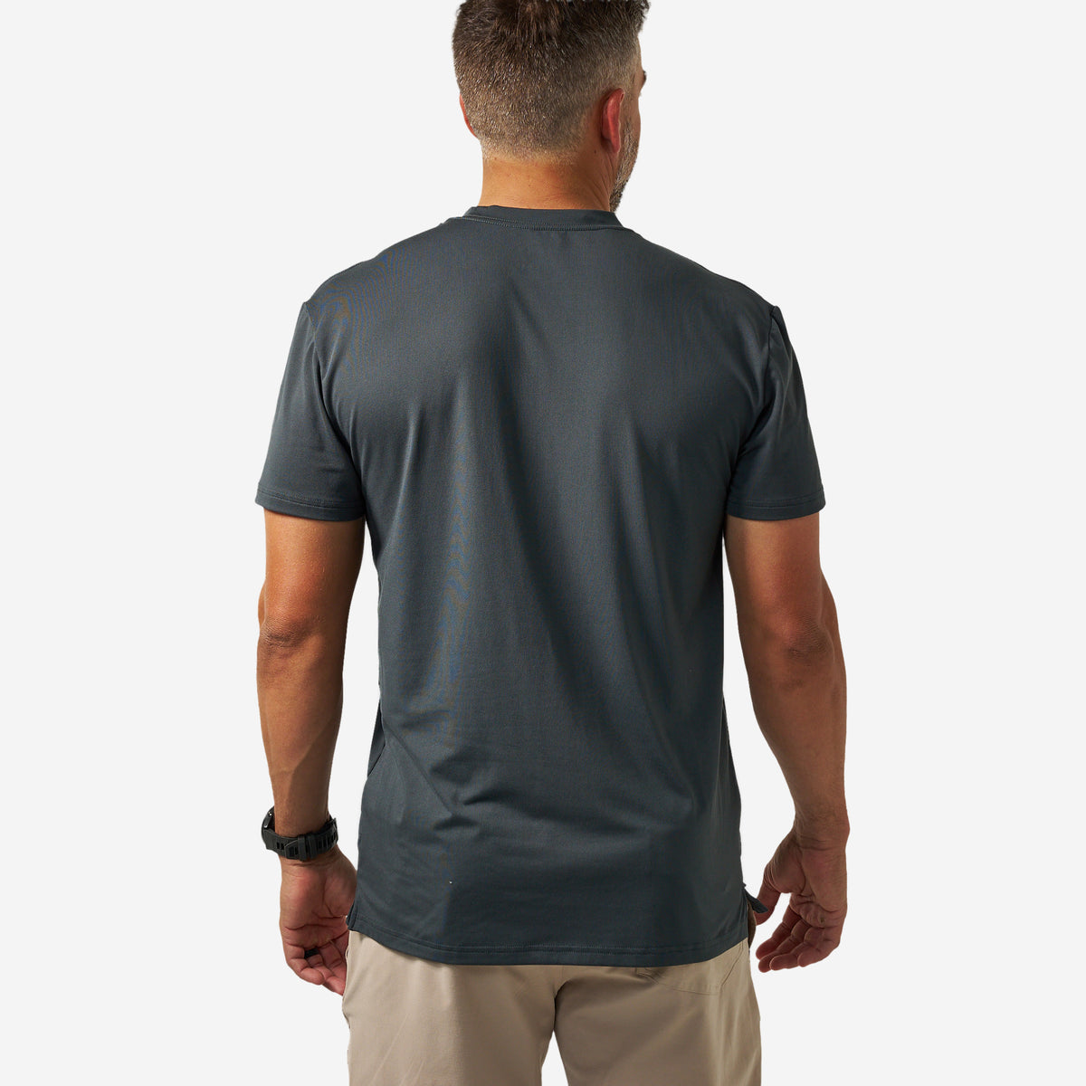 Burlebo GO TO TEE - FLYING B LOGO - GUN METAL GREY & GAUGE