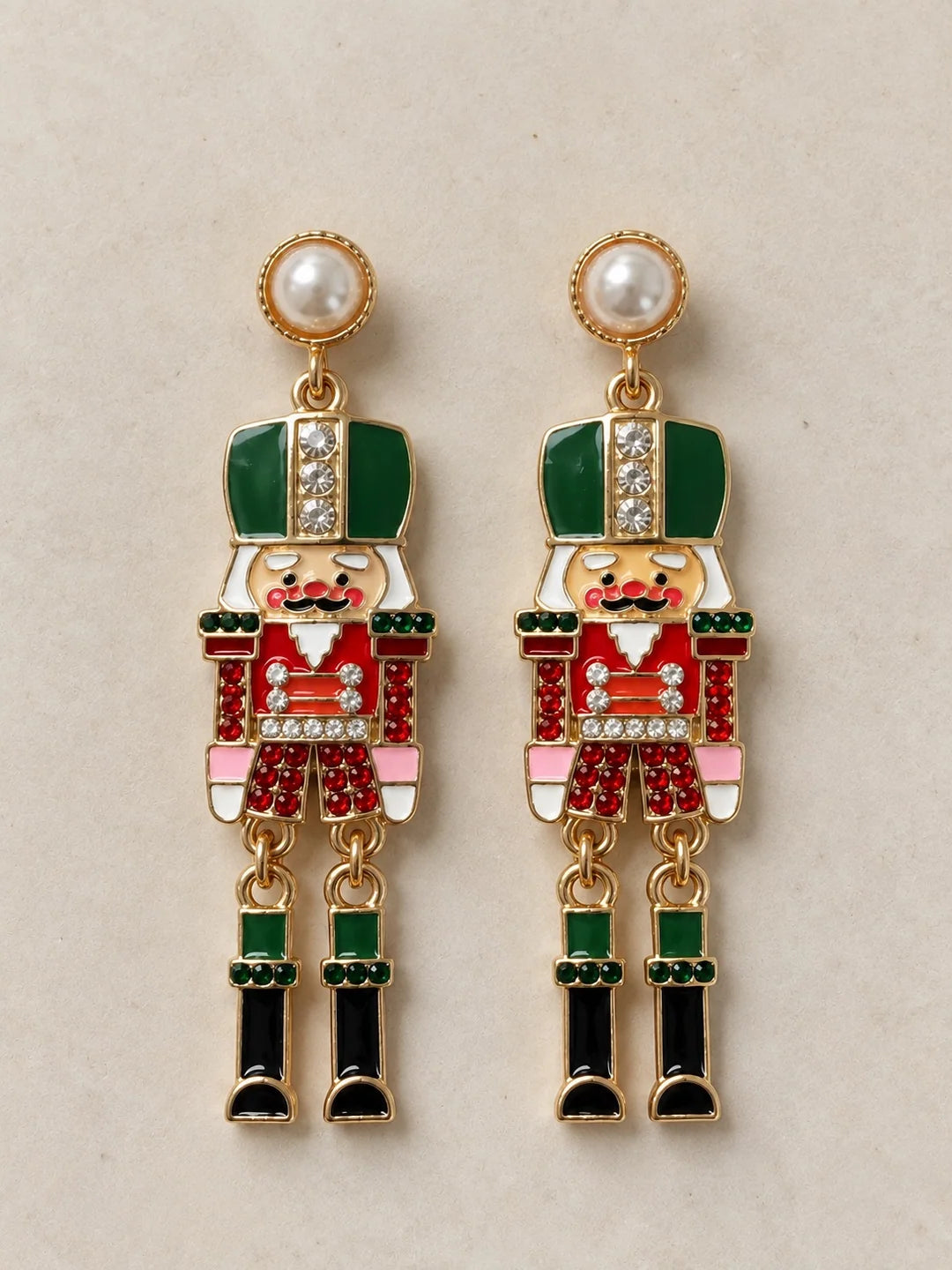 Dangling Nutcracker Earrings