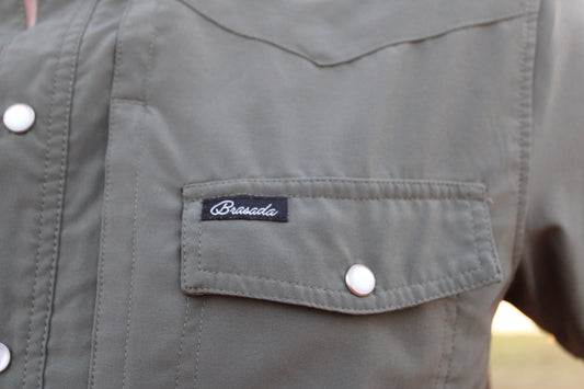 BRASADA GREEN PEARL SNAP