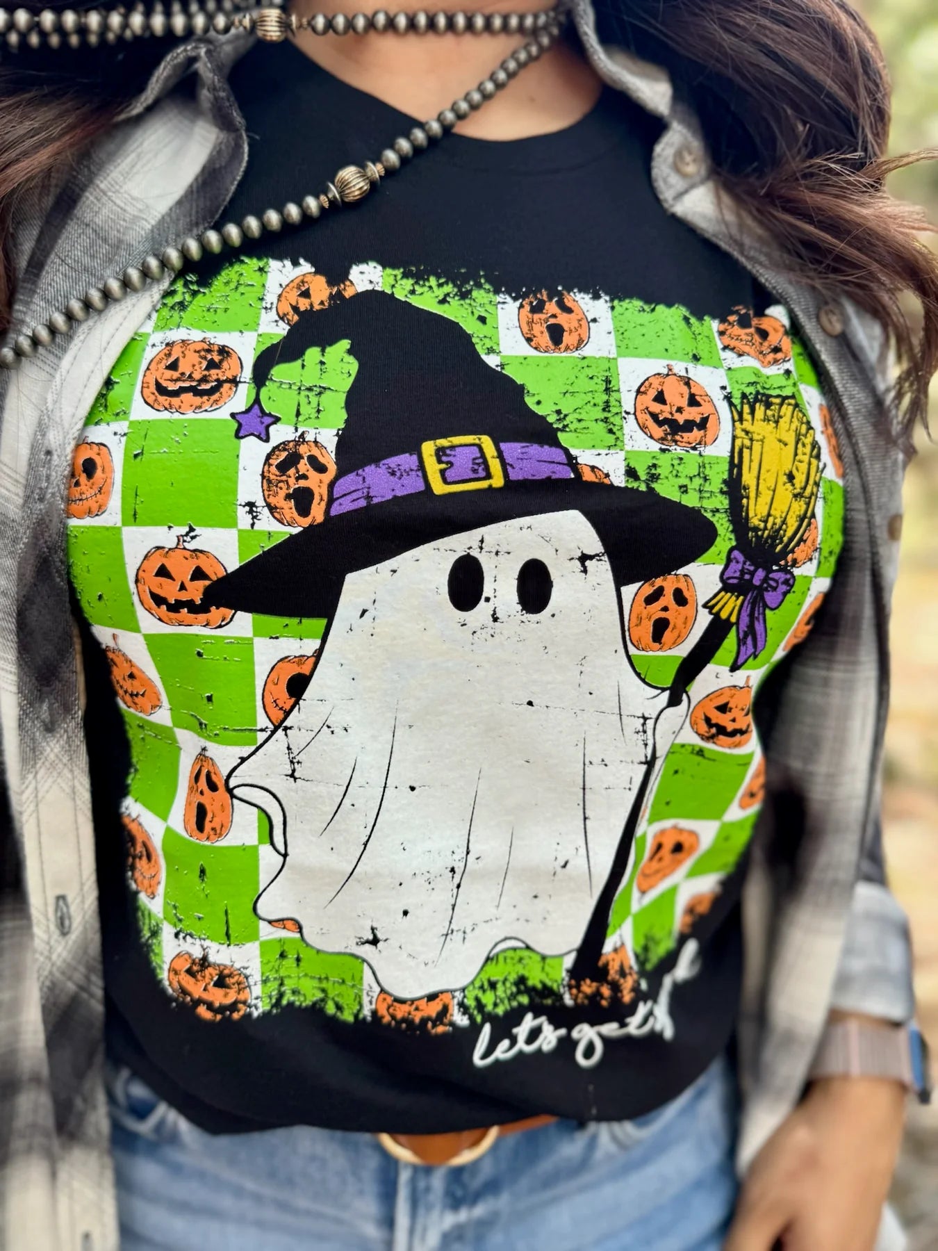 LET'S GET SPOOKY TEE - BLACK