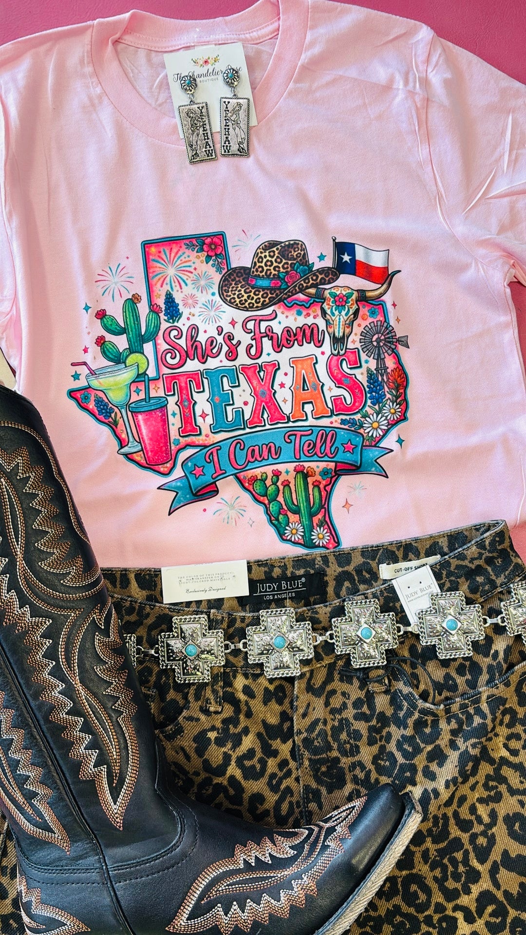 SHE'S FROM TEXAS I CAN TELL - PINK