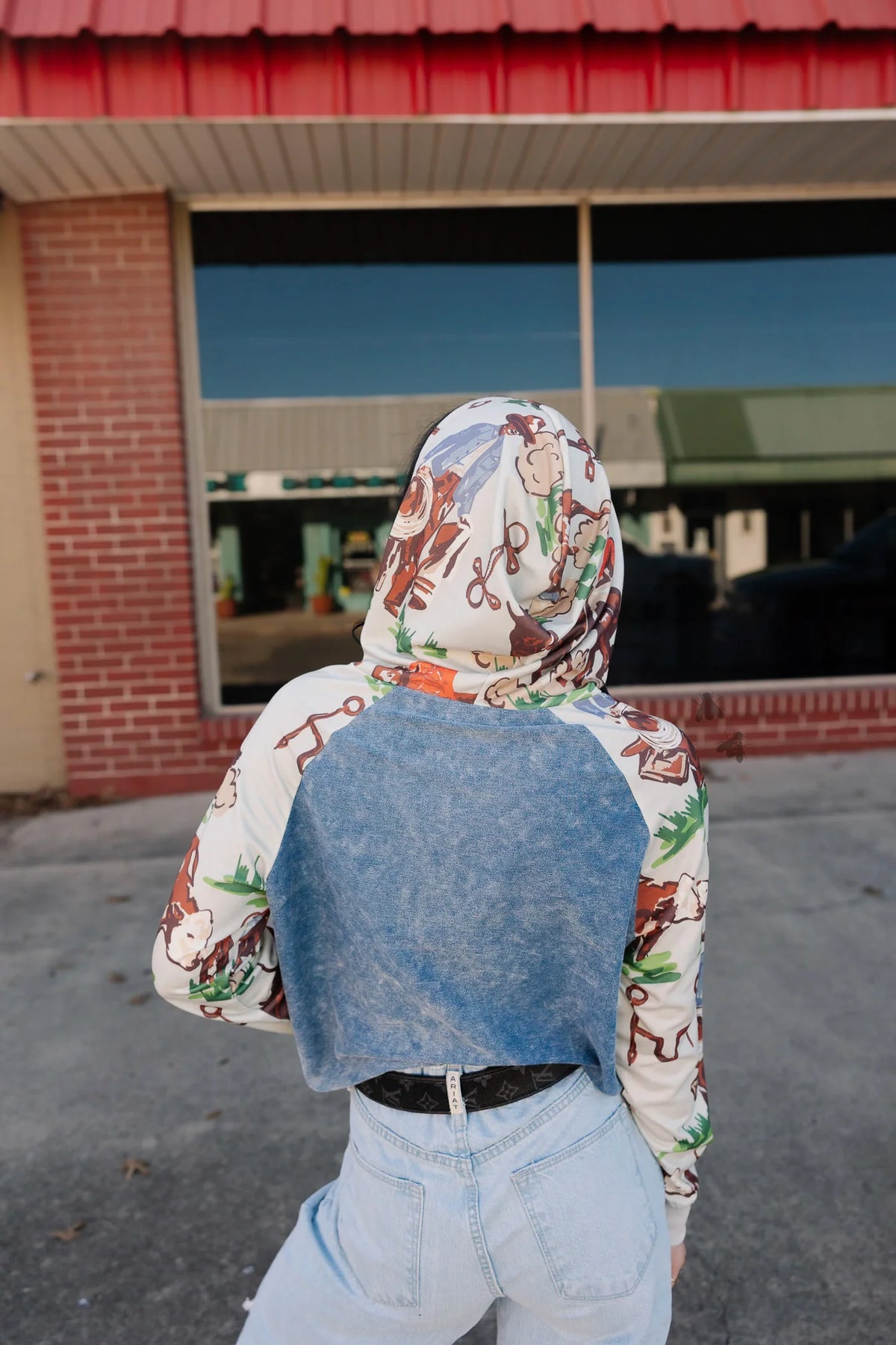 VINTAGE RANCH HOODIE - BARK