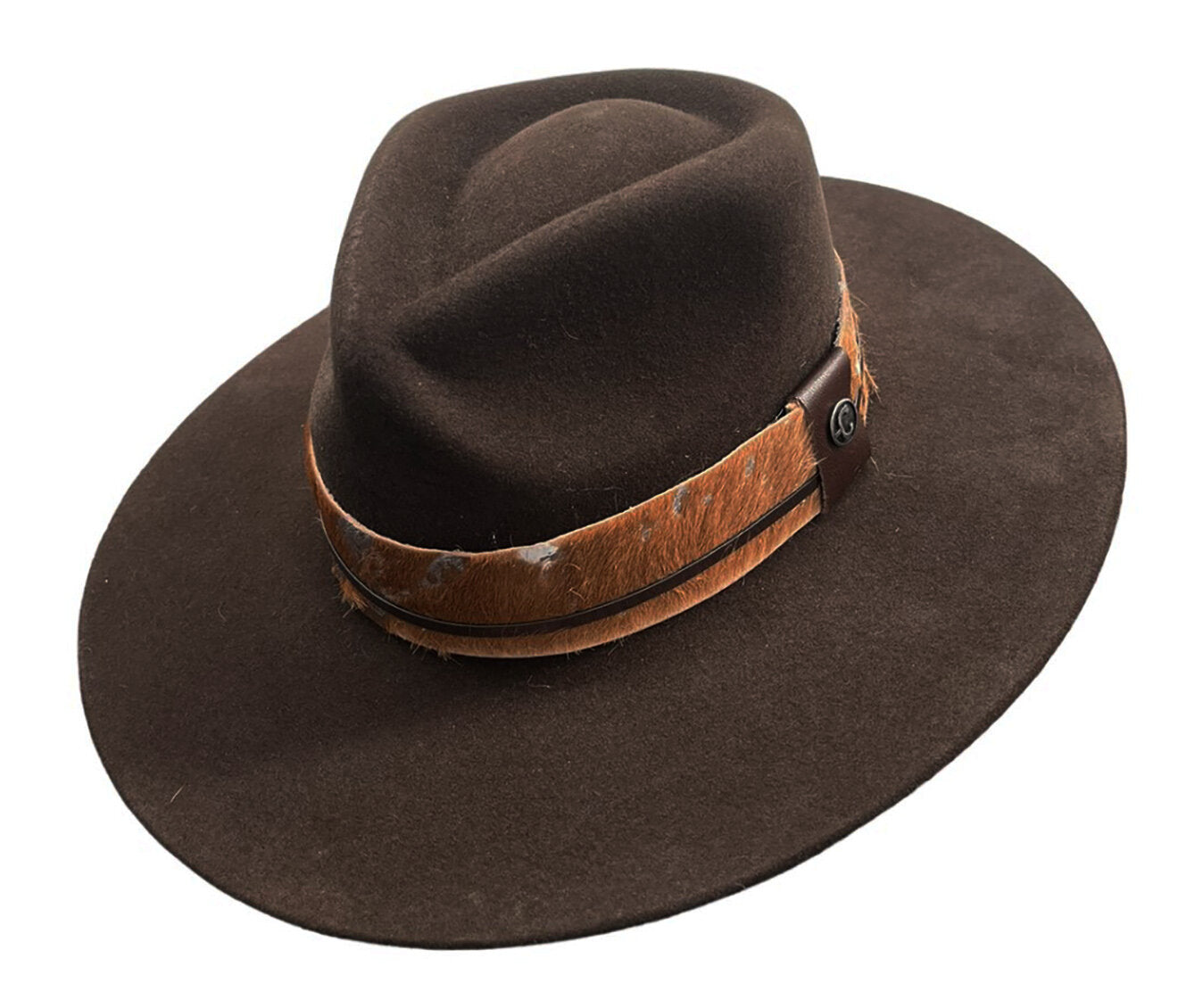 CORRAL DAKOTA FELT HAT - CHOCOLATE