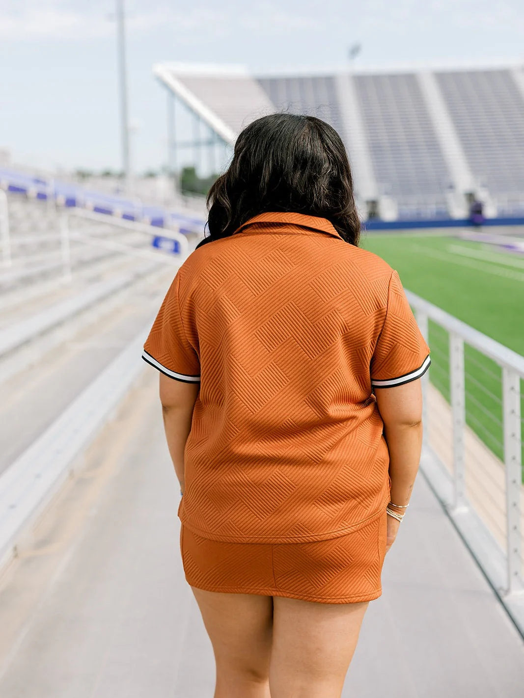 THE JADE SKIRT - BURNT ORANGE