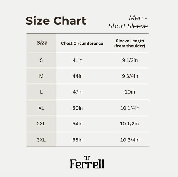FERRELL MEN'S CORE COBALT BLUE- SHORT SLEEVE SNAP