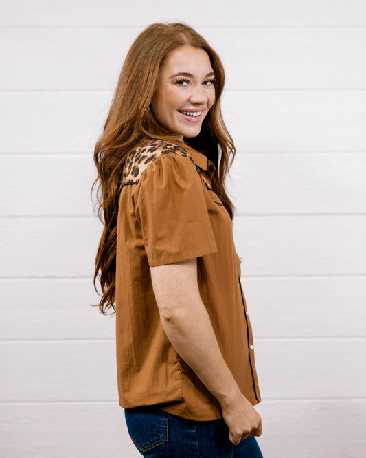 THE WYNN TOP - LEOPARD