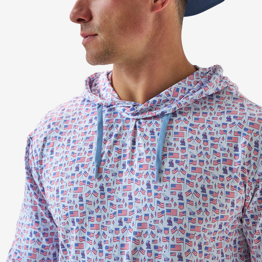Burlebo Performance Hoodie - Old Glory