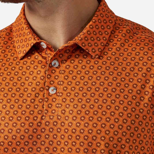 Burlebo Performance Polo - Vintage Helmets - Orange