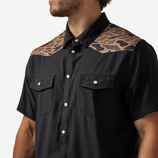 BURLEBO PERFORMANCE WESTERN SHIRT - DEER SEASON