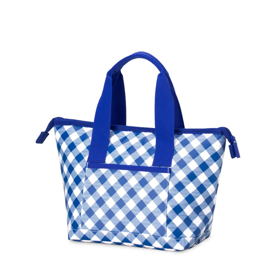 SWIG LIFE GAMEDAY GINGHAM ROYAL Lunchi Lunch Bag