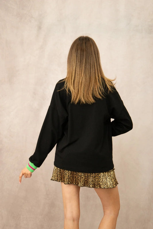 VELVET PUMPKINS HALLOWEEN TOP