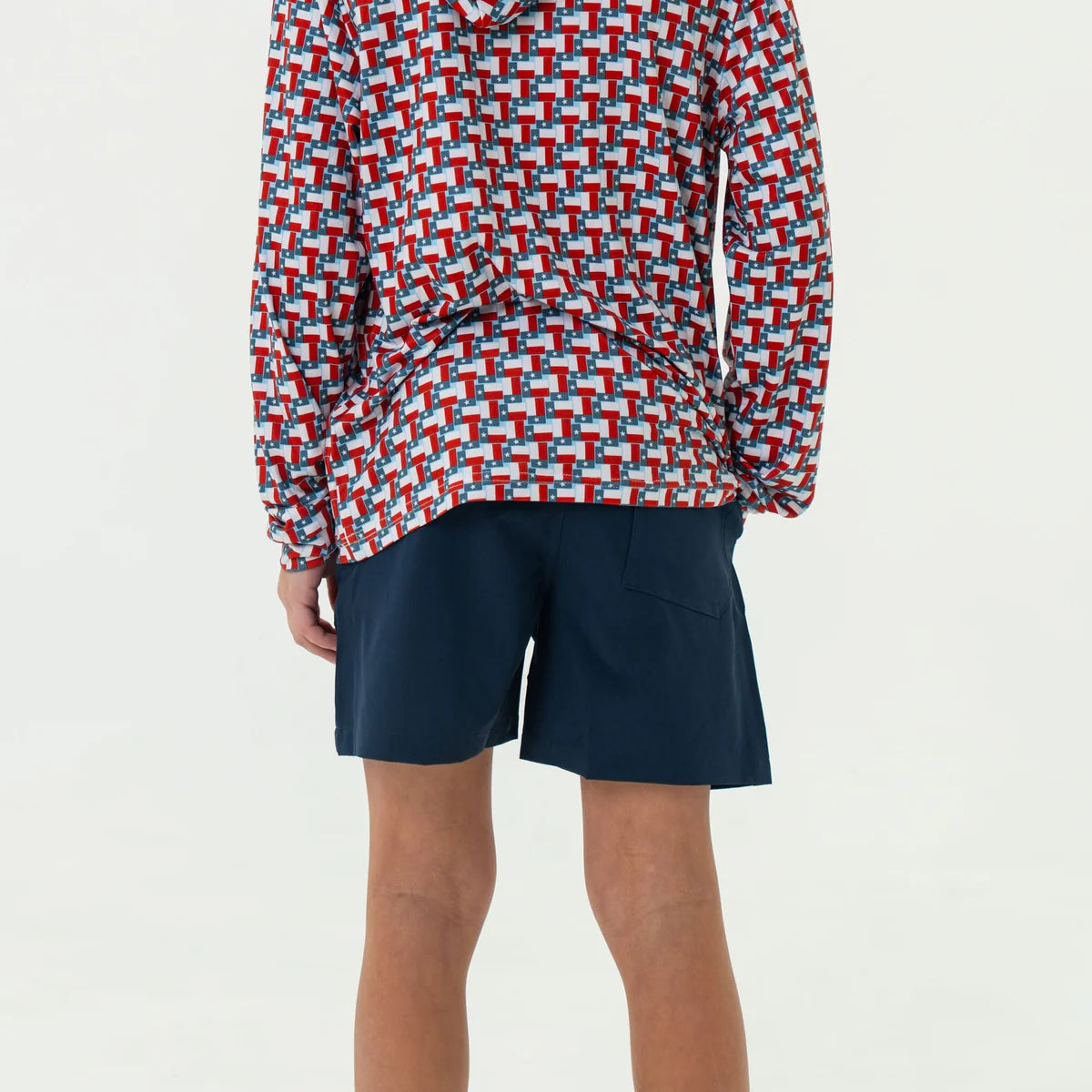 Burlebo Youth Everyday Short - Deep Water Navy - Mayan Pocket