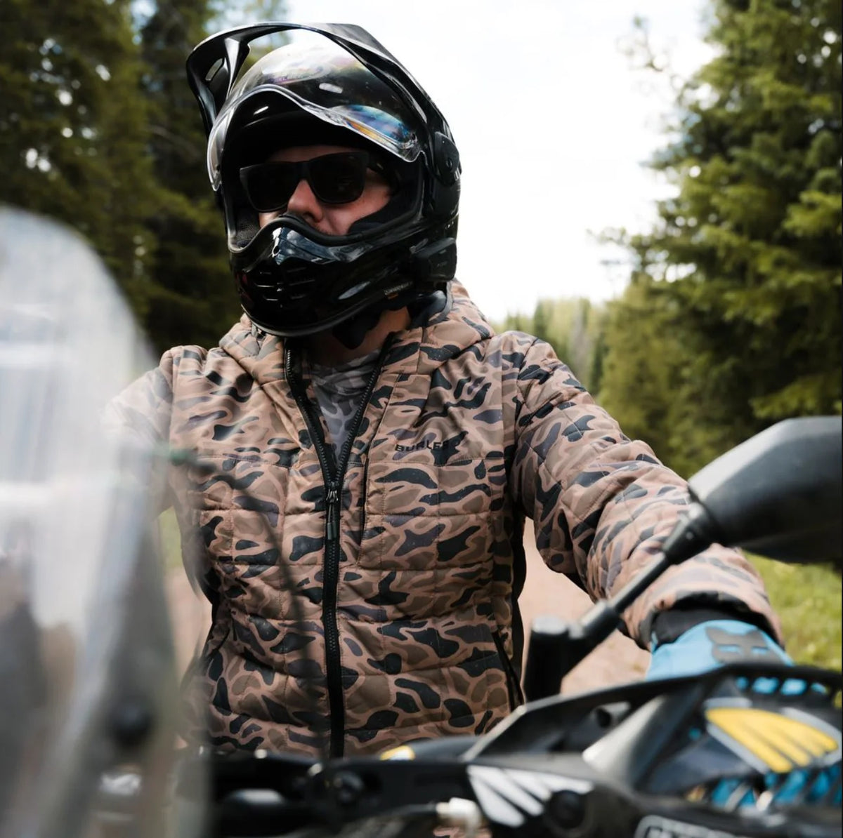 BURLEBO PUFFER JACKET - GAUGE CAMO