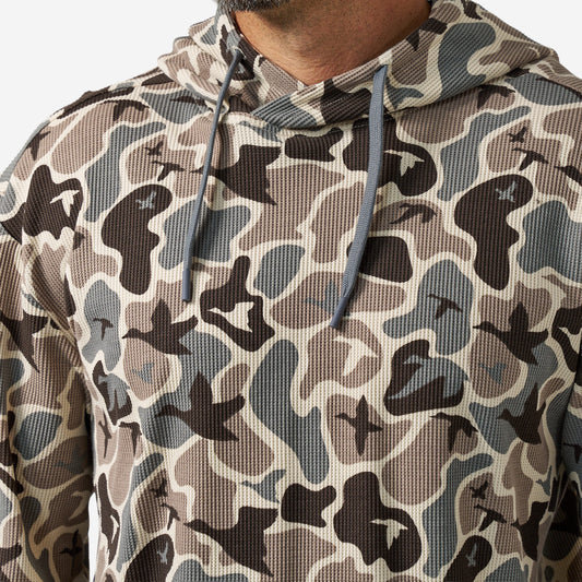 BURLEBO THERMAL HOODIE - MALLARD MAYHEM CAMO